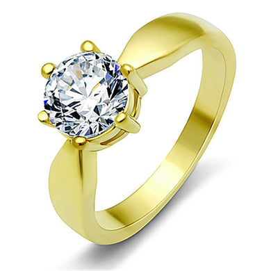 Anillo de Compromiso Boda y Matrimonio con Diamante Zirconia Para Mujeres Color Oro Ruthie - Jewelry Store by Erik Rayo