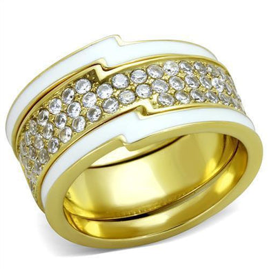 Anillo de Compromiso Boda y Matrimonio con Diamante Zirconia Para Mujeres Color Oro with AAA Grade CZ Forio - Jewelry Store by Erik Rayo