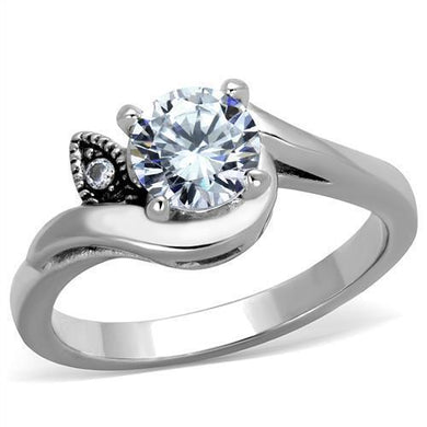 Anillo de Compromiso Boda y Matrimonio con Diamante Zirconia Para Mujeres Color Plata Kaduna - Jewelry Store by Erik Rayo