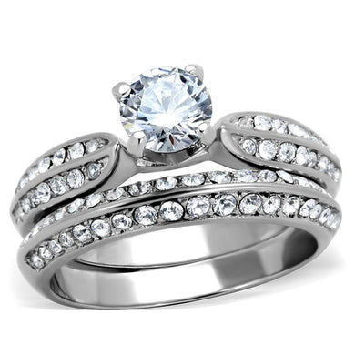 Anillo de Compromiso Boda y Matrimonio con Diamante Zirconia Para Mujeres Color Plata Kawasaki - Jewelry Store by Erik Rayo
