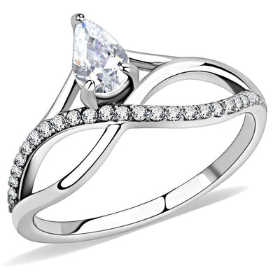 Anillo de Compromiso Boda y Matrimonio con Diamante Zirconia Para Mujeres de Gota Ondulado - Jewelry Store by Erik Rayo