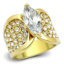 Load image into Gallery viewer, Anillos Para Mujer Color Oro de 316L Acero Inoxidable con Diamante Zirconia Cubica Elijah - ErikRayo.com
