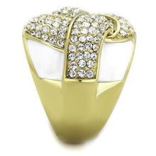 Load image into Gallery viewer, Anillos Para Mujer Color Oro de 316L Acero Inoxidable con Diamante Zirconia Cubica TK1848 - ErikRayo.com
