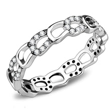 Load image into Gallery viewer, Rings for Women Silver 316L Stainless Steel DA111 - AAA Grade Cubic Zirconia in Clear
