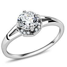 Load image into Gallery viewer, Rings for Women Silver 316L Stainless Steel DA150 - AAA Grade Cubic Zirconia in Clear
