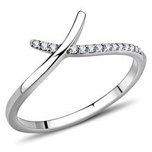 Load image into Gallery viewer, Rings for Women Silver 316L Stainless Steel DA154 - AAA Grade Cubic Zirconia in Clear
