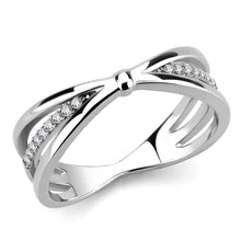 Load image into Gallery viewer, Rings for Women Silver 316L Stainless Steel DA239 - AAA Grade Cubic Zirconia in Clear
