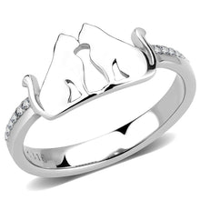 Load image into Gallery viewer, Rings for Women Silver 316L Stainless Steel DA309 - AAA Grade Cubic Zirconia in Clear
