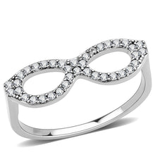 Load image into Gallery viewer, Rings for Women Silver 316L Stainless Steel DA315 - AAA Grade Cubic Zirconia in Clear
