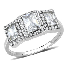 Load image into Gallery viewer, Rings for Women Silver 316L Stainless Steel DA322 - AAA Grade Cubic Zirconia in Clear
