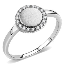 Load image into Gallery viewer, Rings for Women Silver 316L Stainless Steel DA340 - AAA Grade Cubic Zirconia in Clear
