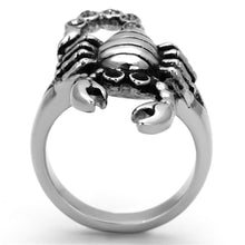 Load image into Gallery viewer, Scorpion Ring Anillo Para Hombre Mujer y Ninos Unisex Kids Piedra de Crystal in Jet - Jewelry Store by Erik Rayo
