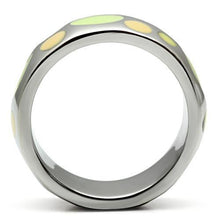 Load image into Gallery viewer, Rings for Women Silver Stainless Steel TK513 with Epoxy in Multi Color

