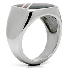 Load image into Gallery viewer, Rings for Men Silver Stainless Steel TK602 with Epoxy in Multi Color
