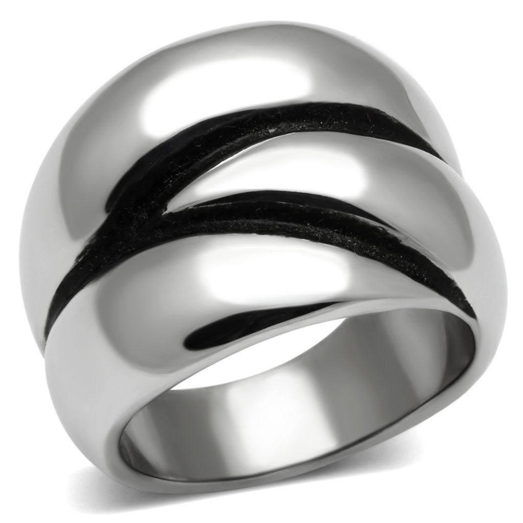 Rings for Women Silver Stainless Steel TK633 with No Stone