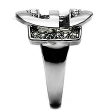 Load image into Gallery viewer, Rings for Women Silver Stainless Steel TK634 with Top Grade Crystal in Clear
