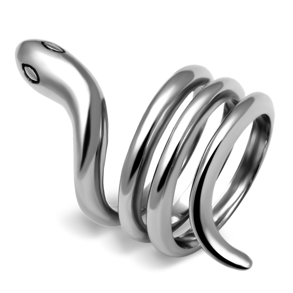 Rings for Women Silver Stainless Steel TK666 with No Stone