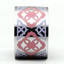 Load image into Gallery viewer, Rings for Women Silver Stainless Steel TK676 with Epoxy in Multi Color
