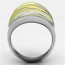 Load image into Gallery viewer, Rings for Women Silver Stainless Steel TK688 with Epoxy in Multi Color
