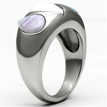 Load image into Gallery viewer, Rings for Women Silver Stainless Steel TK690 with Glass in Multi Color
