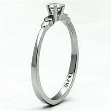 Load image into Gallery viewer, Silver Rings for Women Stainless Steel TK697 with AAA Grade Cubic Zirconia in Clear
