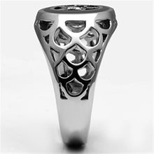 Load image into Gallery viewer, Rings for Men Silver Stainless Steel TK706 with Top Grade Crystal in Clear
