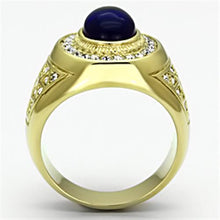 Load image into Gallery viewer, Gold Rings for Men Stainless Steel TK720 with Glass in Montana
