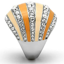 Load image into Gallery viewer, Rings for Women Silver Stainless Steel TK798 with Top Grade Crystal in Clear
