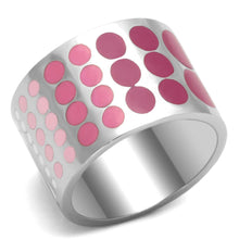 Load image into Gallery viewer, Rings for Women Silver Stainless Steel TK820 with Epoxy in Multi Color
