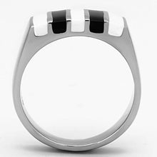 Load image into Gallery viewer, Rings for Women Silver Stainless Steel TK849 with Epoxy in Multi Color
