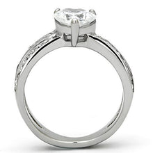 Load image into Gallery viewer, Silver Rings for Women Stainless Steel TK851 with AAA Grade Cubic Zirconia in Clear
