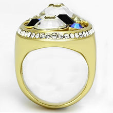 Load image into Gallery viewer, Gold Rings for Women Stainless Steel TK857 with Top Grade Crystal in Multi Color
