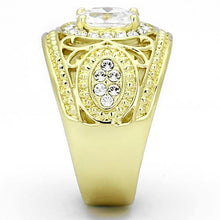 Load image into Gallery viewer, Gold Rings for Women Stainless Steel TK868 with AAA Grade Cubic Zirconia in Clear
