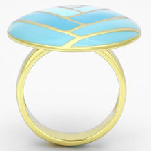 Load image into Gallery viewer, Gold Rings for Women Stainless Steel TK874 with Epoxy in Multi Color
