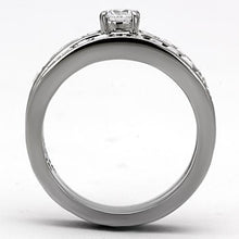 Load image into Gallery viewer, Silver Rings for Women Stainless Steel TK972 with AAA Grade Cubic Zirconia in Clear
